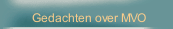 Gedachten over MVO